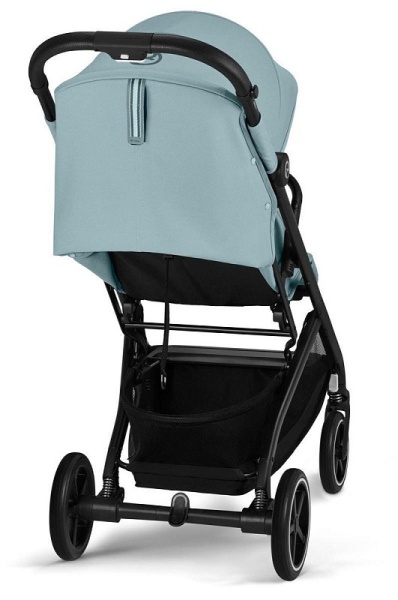 Прогулочная коляска Cybex Beezy Stormy Blue 2024 с дождевиком и бампером