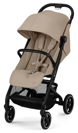 Прогулочная коляска Cybex Beezy Almond Beige 2024 с дождевиком и бампером