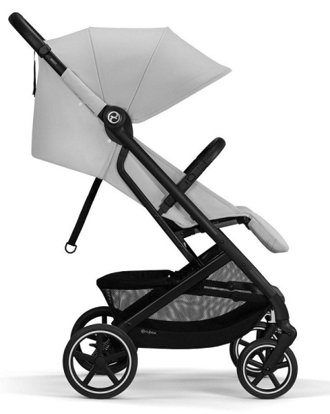 Прогулочная коляска Cybex Beezy Fog Grey 2024 с дождевиком и бампером