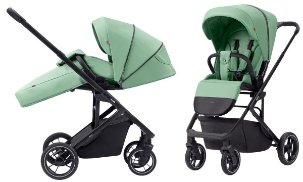 Детская коляска  CARRELLO  Alfa  CRL-5508 Pear Green 2023 (реверсивный блок)