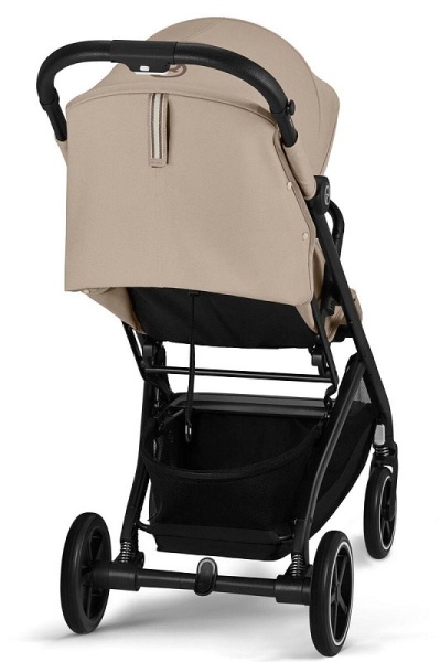 Прогулочная коляска Cybex Beezy Almond Beige 2024 с дождевиком и бампером