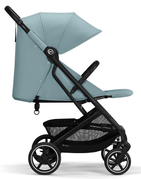 Прогулочная коляска Cybex Beezy Stormy Blue 2024 с дождевиком и бампером