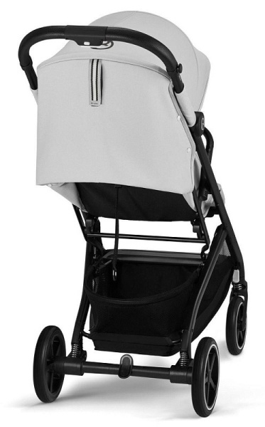 Прогулочная коляска Cybex Beezy Fog Grey 2024 с дождевиком и бампером