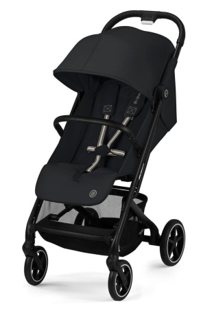 Прогулочная коляска Cybex Beezy Magic Black 2024 с дождевиком и бампером