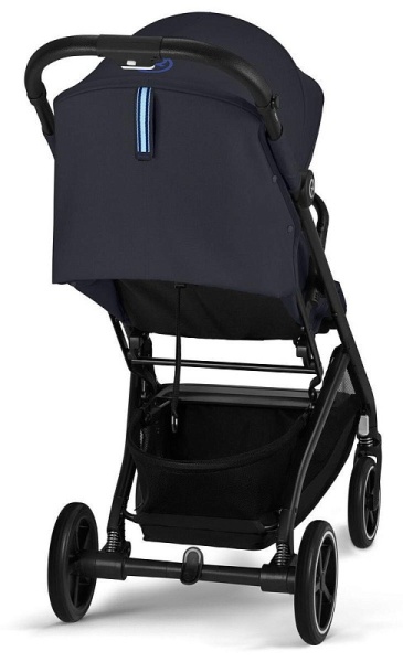 Прогулочная коляска Cybex Beezy Dark Blue 2024 с дождевиком и бампером