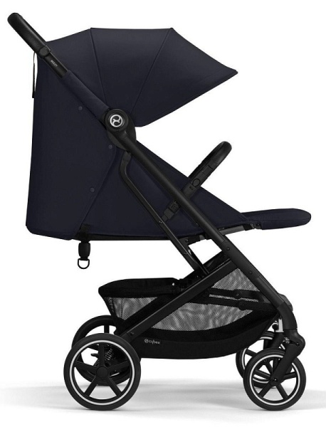 Прогулочная коляска Cybex Beezy Dark Blue 2024 с дождевиком и бампером