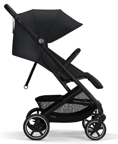 Прогулочная коляска Cybex Beezy Magic Black 2024 с дождевиком и бампером